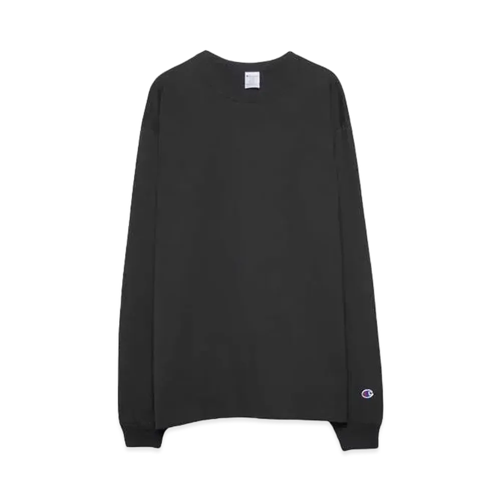 Champion T1011 LONG SLEEVE T-SHIRT "BLACK"