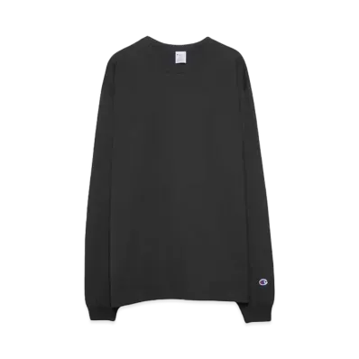 Champion T1011 LONG SLEEVE T-SHIRT "BLACK"