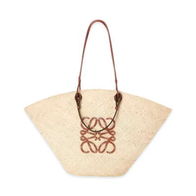 LOEWE Amazona 23 Cropped Bag "Natural/Tan"