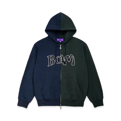 BoTT x PAM Logo Split Hoodie "Navy/Green"