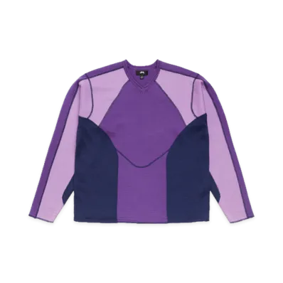 Stussy Wave Knit Sweater "Lavender"