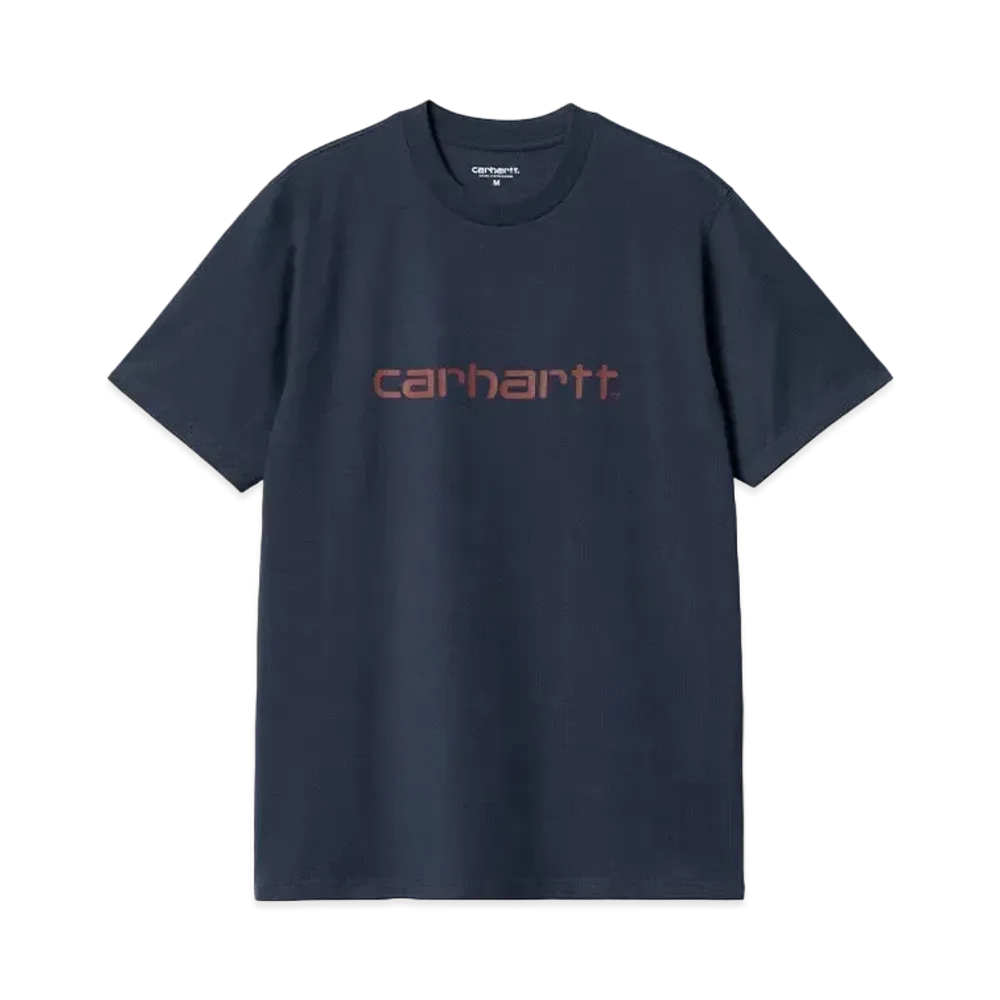 Carhartt WIP S/S Script T-Shirt "Air Force Blue/Malbec"