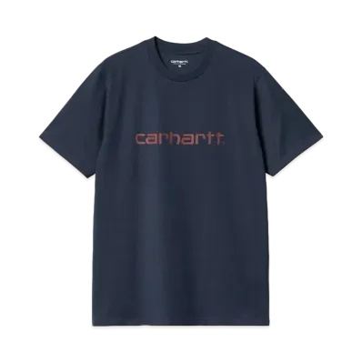 Carhartt WIP S/S Script T-Shirt "Air Force Blue/Malbec"