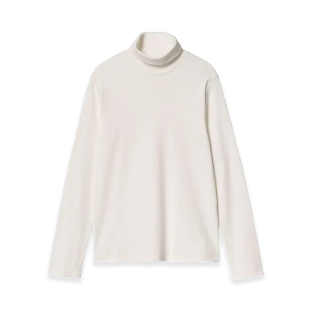 Carhartt WIP Women's Turtleneck Long Sleeve T-Shirt "Ivory"