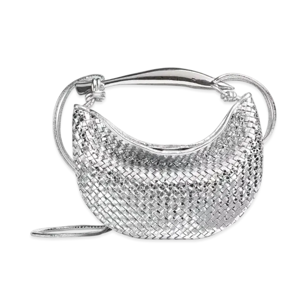 Bottega Veneta Baby Sardine "Silver"