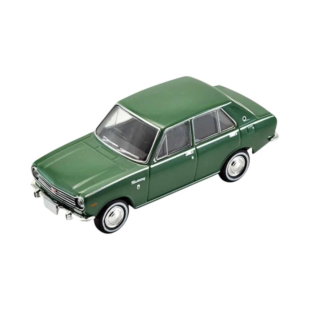 TOMYTEC "TOMICA LIMITED VINTAGE" 1/64 LV-116a Datsun Sunny 1000 4-Door Sports Deluxe (Green) 1969