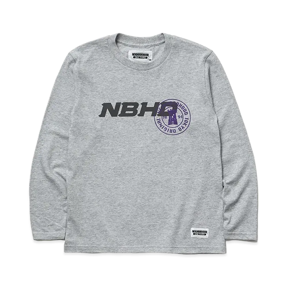 NEIGHBORHOOD Kids OT . Tee LS-3 "Gray"