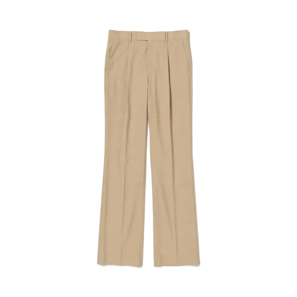 AURALEE Super Fine Tropical Wool Slacks "Top Beige"