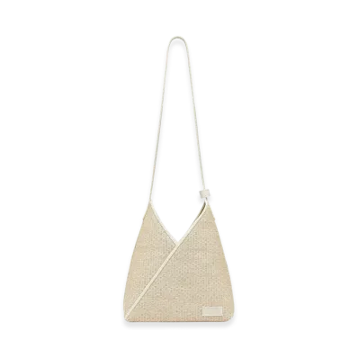 MM6 Maison Margiela Raffia Shoulder Bag "Brown"