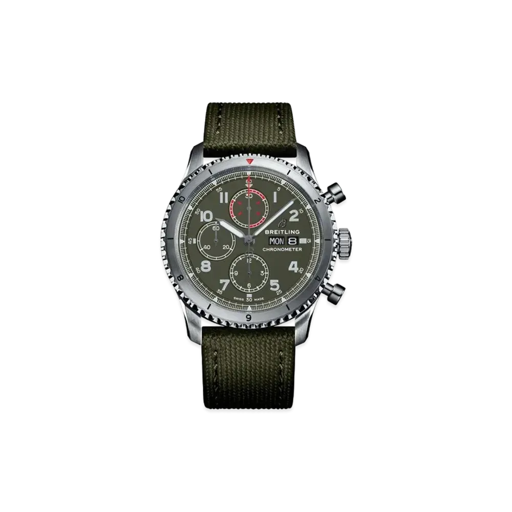 BREITLING AVIATOR 8 CHRONOGRAPH 43 CURTISS WARHAWK "Green"