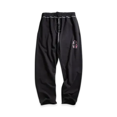 ANTI SOCIAL SOCIAL CLUB Contrast Stitch Sweats "Black"