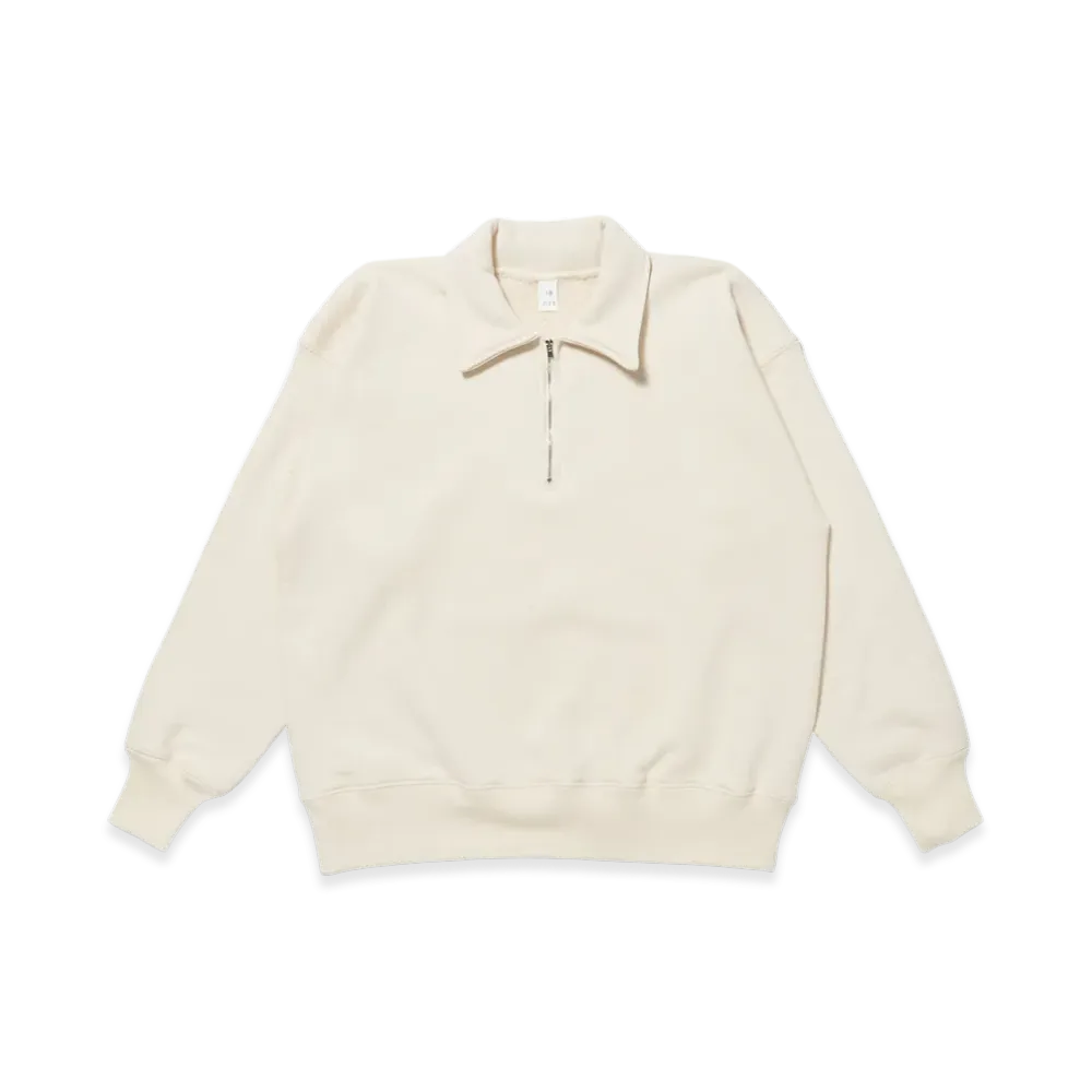 T.T Taiga Takahashi LOT.611 Half Zip Sweat Shirt "Ivory"