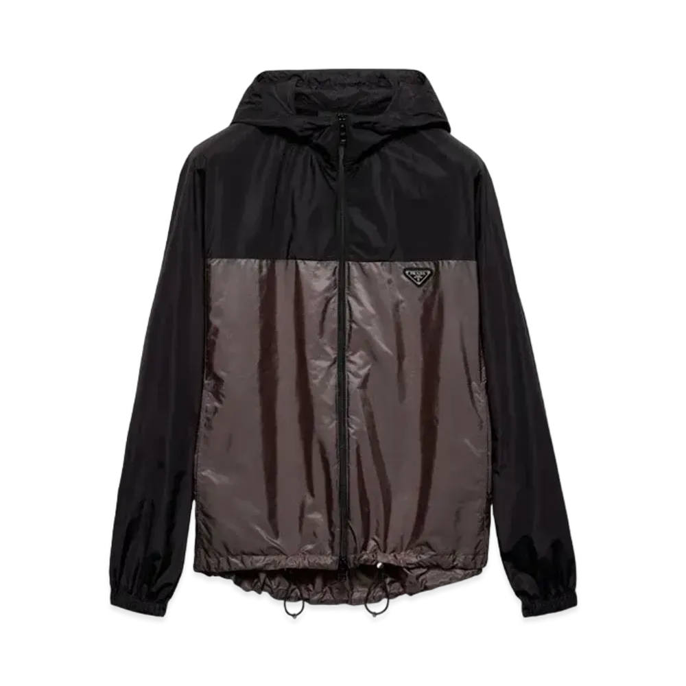 PRADA Men's Re-Nylon Jacket "Black/Gray"