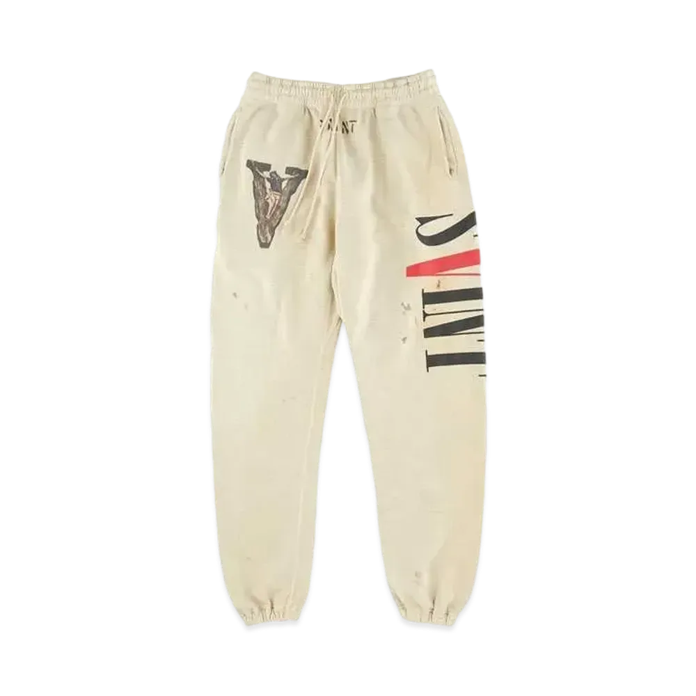 SAINT Mxxxxxx 22SS VLONE SWEAT PANTS "Grey"