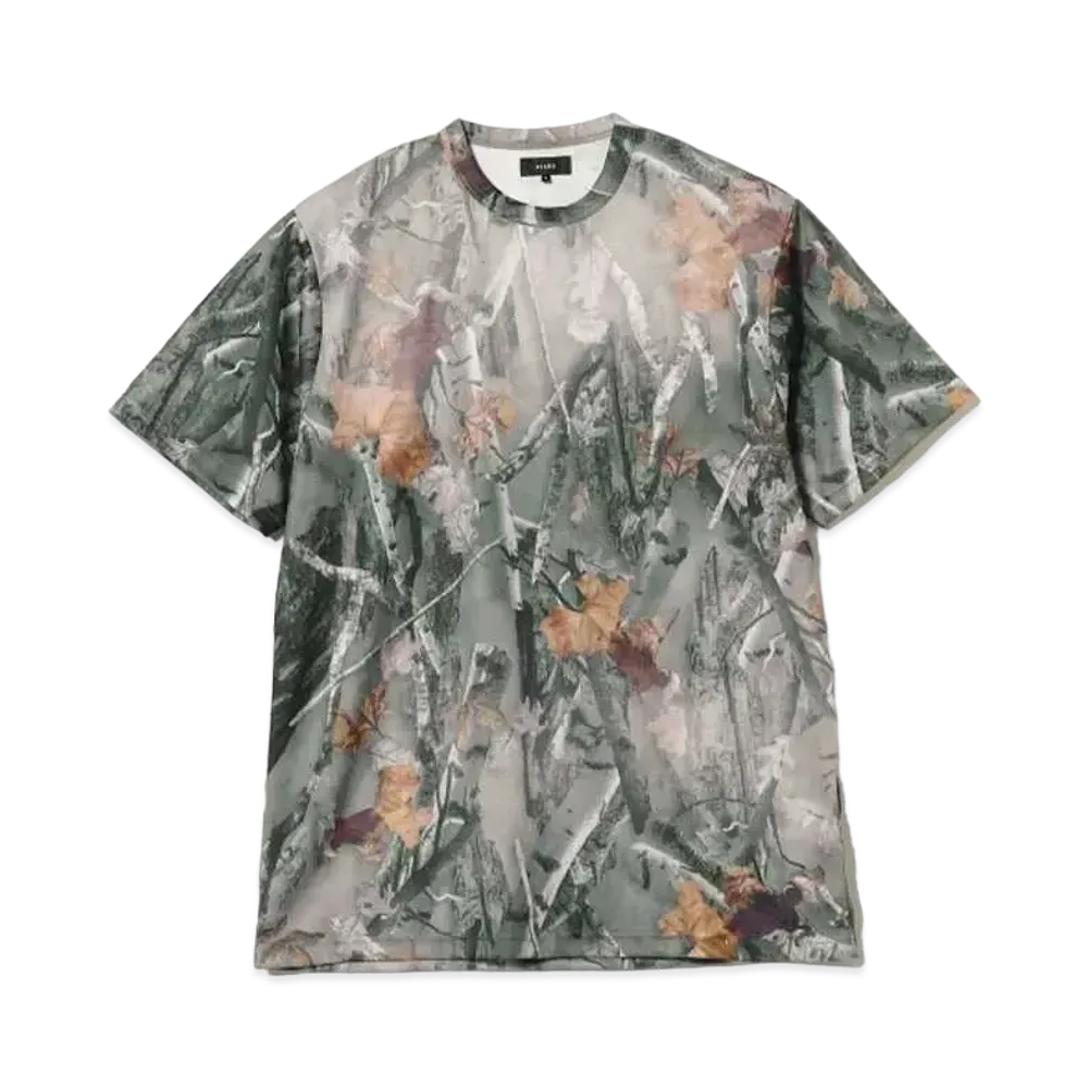 BEAMS Mesh Print Loose T-shirt "Tree"
