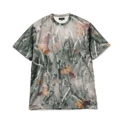 BEAMS Mesh Print Loose T-shirt "Tree"