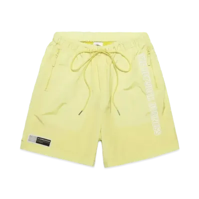THE NETWORK BUSINESS Nylon Short Pants "Yellow" TNBP011-0203
