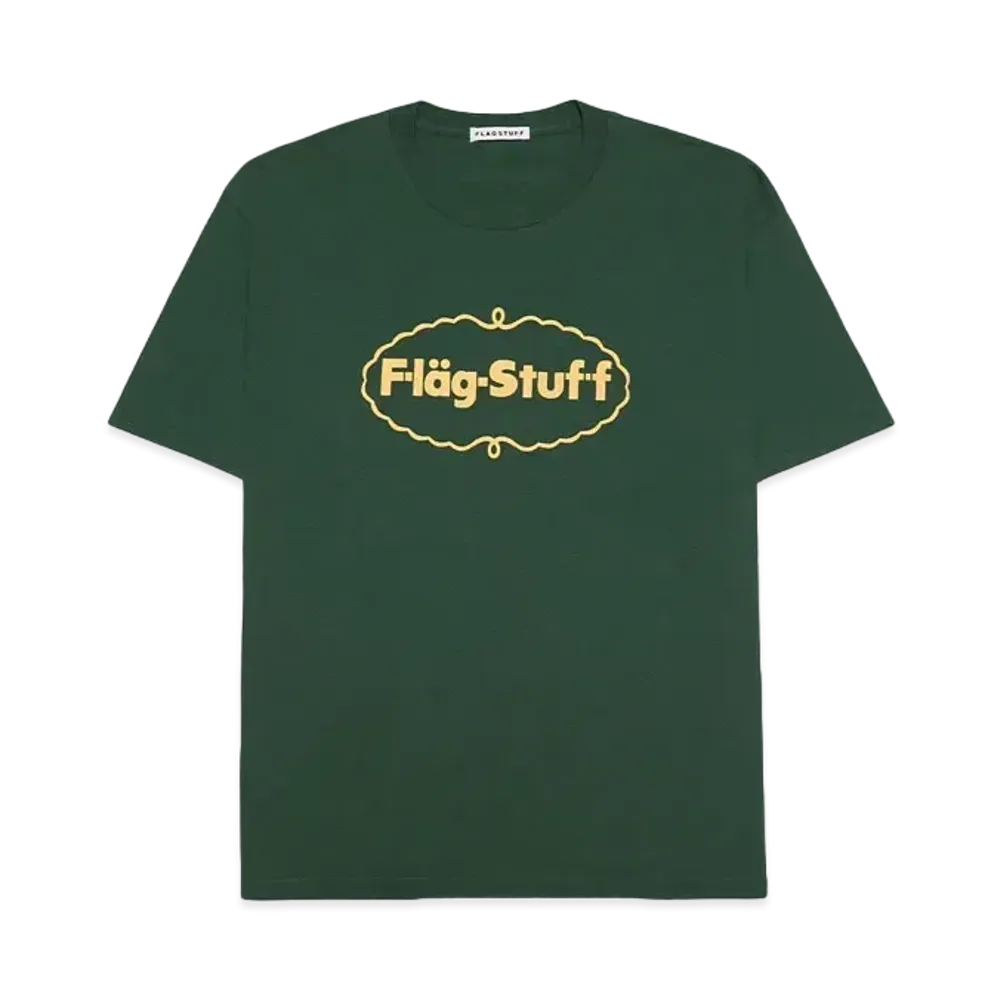 F-LAGSTUF-F ice logo tee "GREEN"