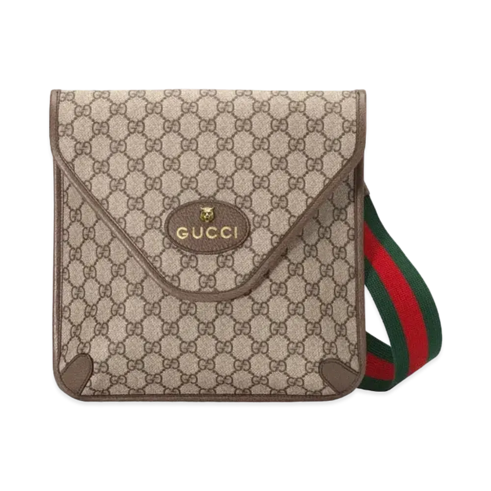 GUCCI Neo Vintage GG Medium Messenger GG Supreme Canvas "Beige/Ebony"
