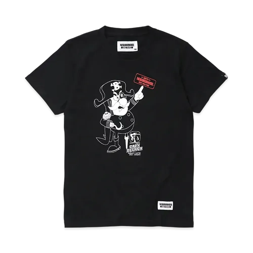 NEIGHBORHOOD x BOUNTY HUNTER Tee SS-1 "Black"