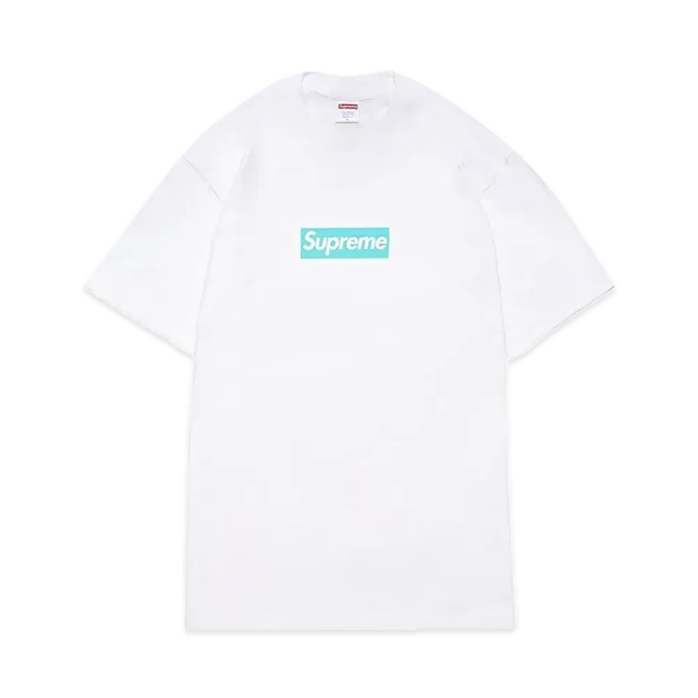 Supreme x Tiffany & Co. Box Logo Tee "White"