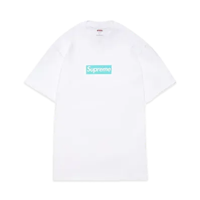 Supreme x Tiffany & Co. Box Logo Tee "White"