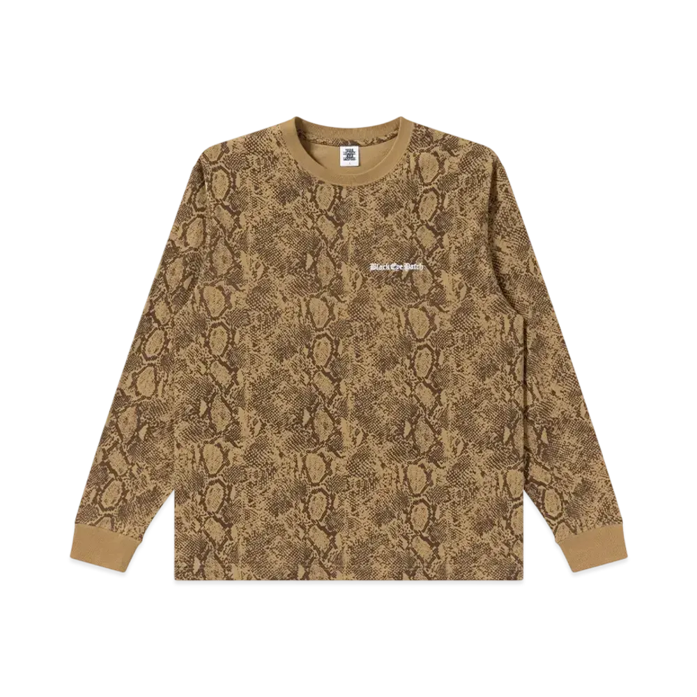 BlackEyePatch Oe Logo Python L/S Tee "Sand"