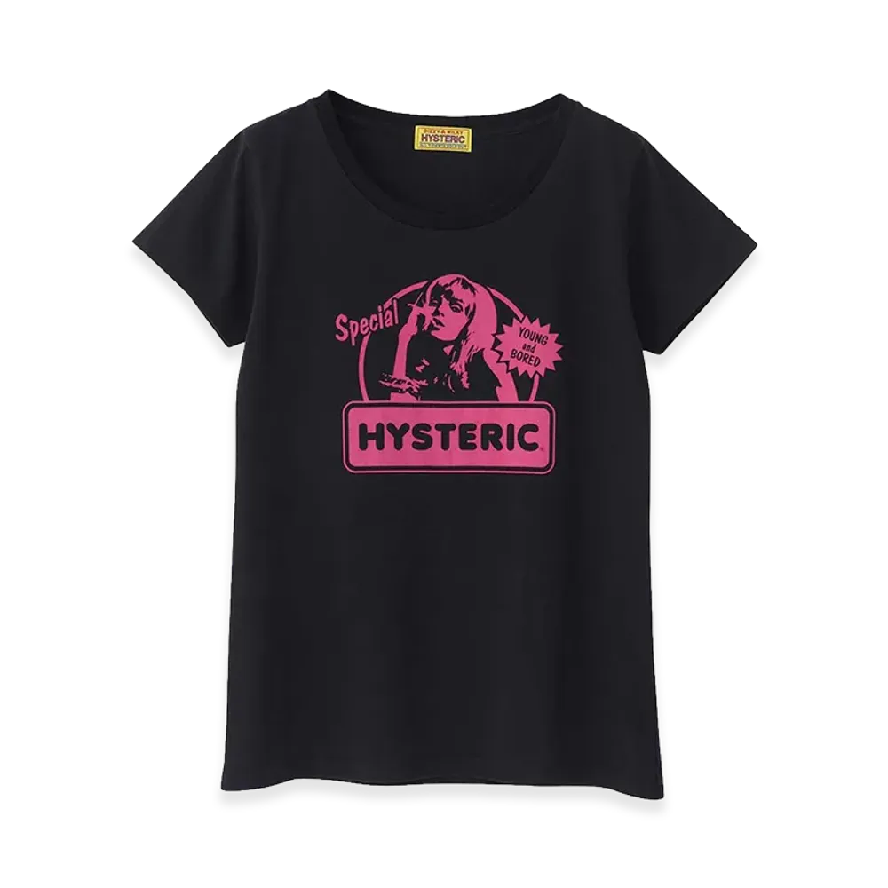 HYSTERIC GLAMOUR Women's Hysteric Glamour Hys Special Recipe T-Shirt "Black"