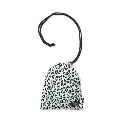 WACKO MARIA PORTER / LEOPARD SHOULDER POUCH "Mint"