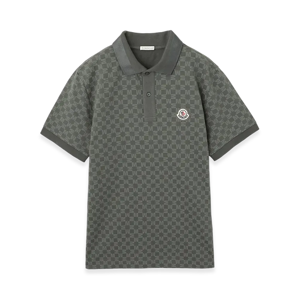 MONCLER Mens Polo Shirt "Khaki"