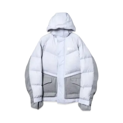 Nike x Sacai Mens Down Parka "Pure Platinum"