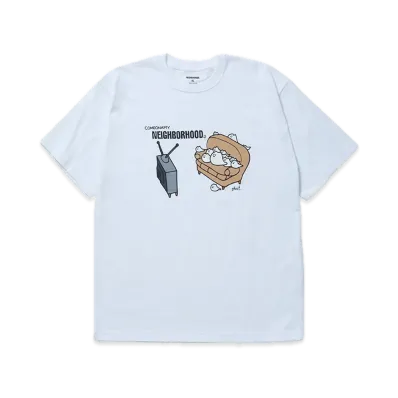 NEIGHBORHOOD NH . Tee SS-13 "White"