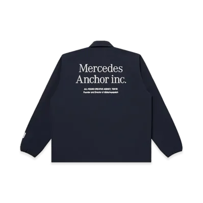 Mercedes Anchor inc. Flame-Resistant Coach Jacket "Dark Navy"
