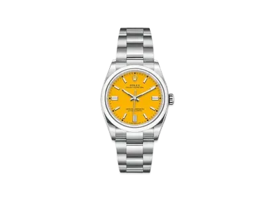 ROLEX Oyster Perpetual 36 Yellow Dial 126000