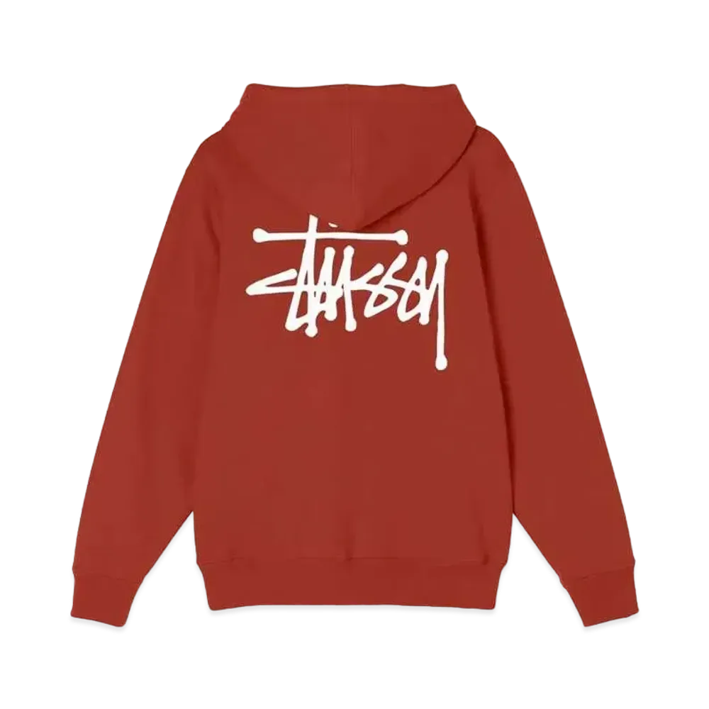 Stussy BASIC STUSSY HOOD "Brick"