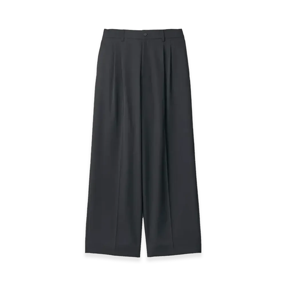ssstein Easy Long Wide Trousers "Black"