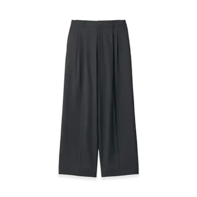 ssstein Easy Long Wide Trousers "Black"
