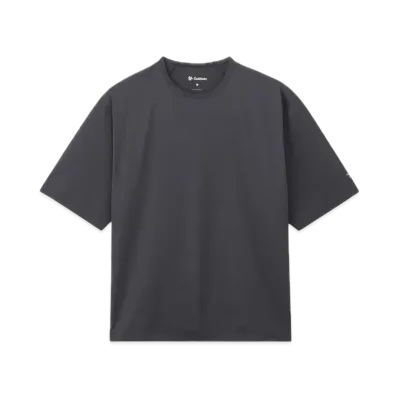 Goldwin High Gauge Shirring T-shirt (Unisex) "Deep Charcoal"