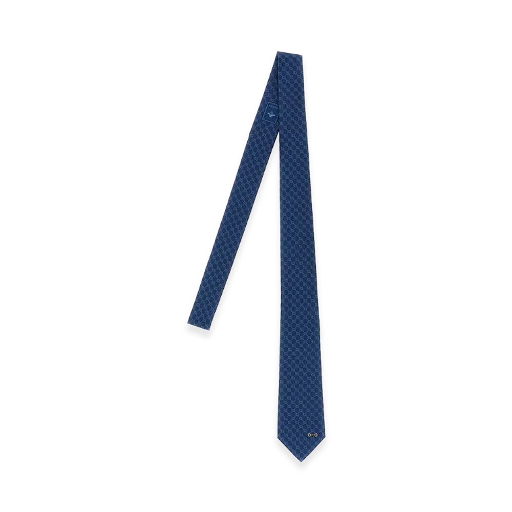 GUCCI Morsetto Tie "Blue"