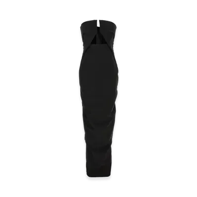 Rick Owens Women's prong Gown Dress "Black"