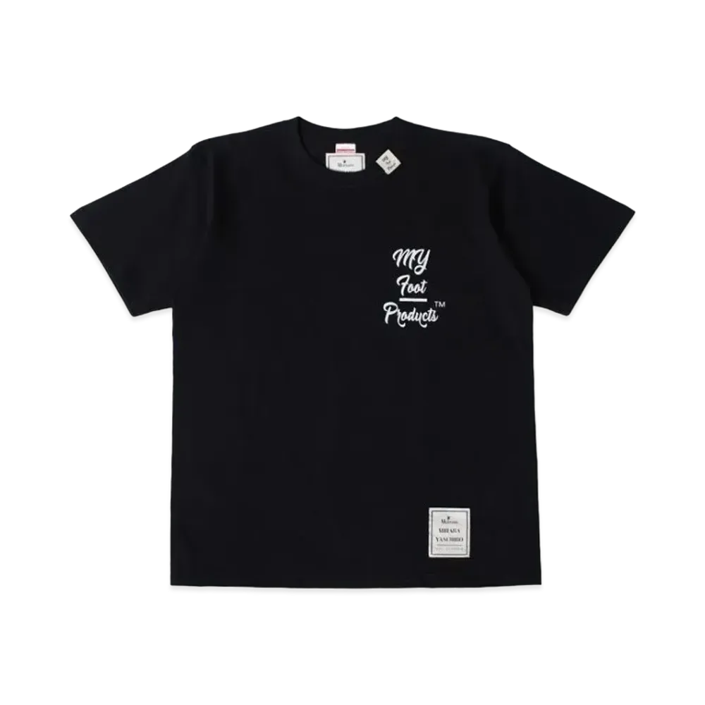 Maison MIHARA YASUHIRO MY Foot Products Logo Tshirts "Black"