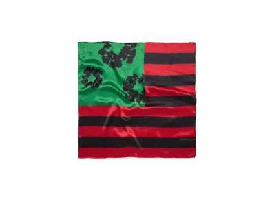 DENIM TEARS Pan African Wreath Flag Scarf "Red/Black/Green"