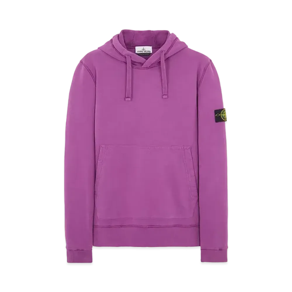 Stone Island 64120 BRUSHED COTTON FLEECE "Magenta"