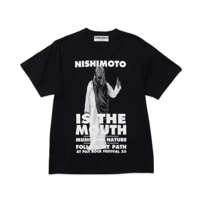 BEAMS FUJI ROCK FESTIVAL'25 NISHIMOTO IS THE MOUTH Music T-Shirt "Black"