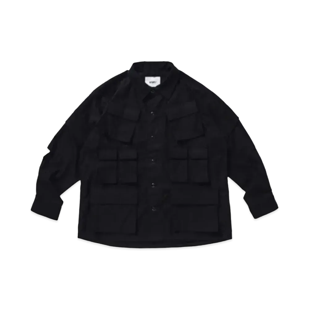 WTAPS 20AW MODULAR / LS / COTTON. RIPSTOP "Black"