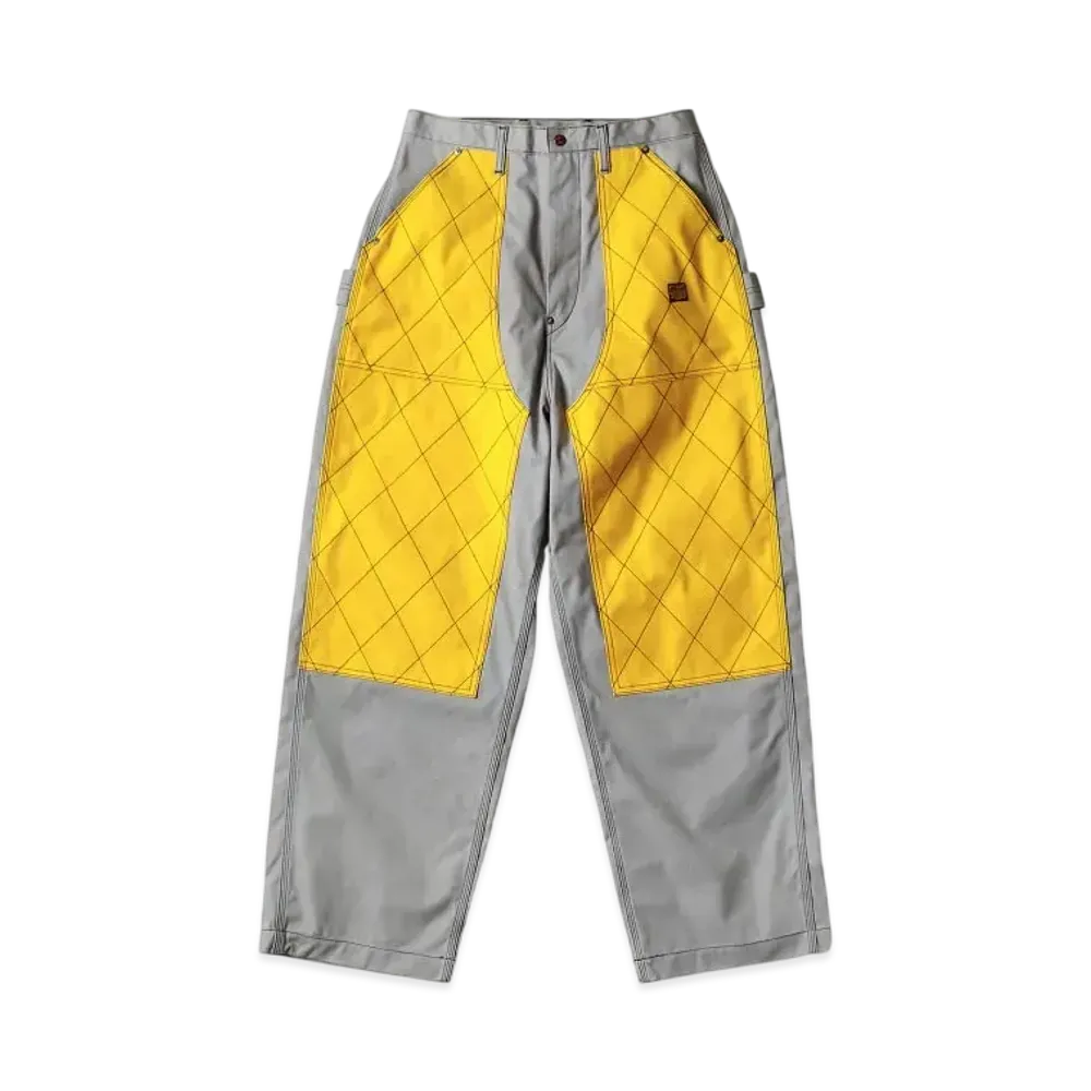 KAPITAL Canvas W Knee Rookie Painter Pants "Yellow"