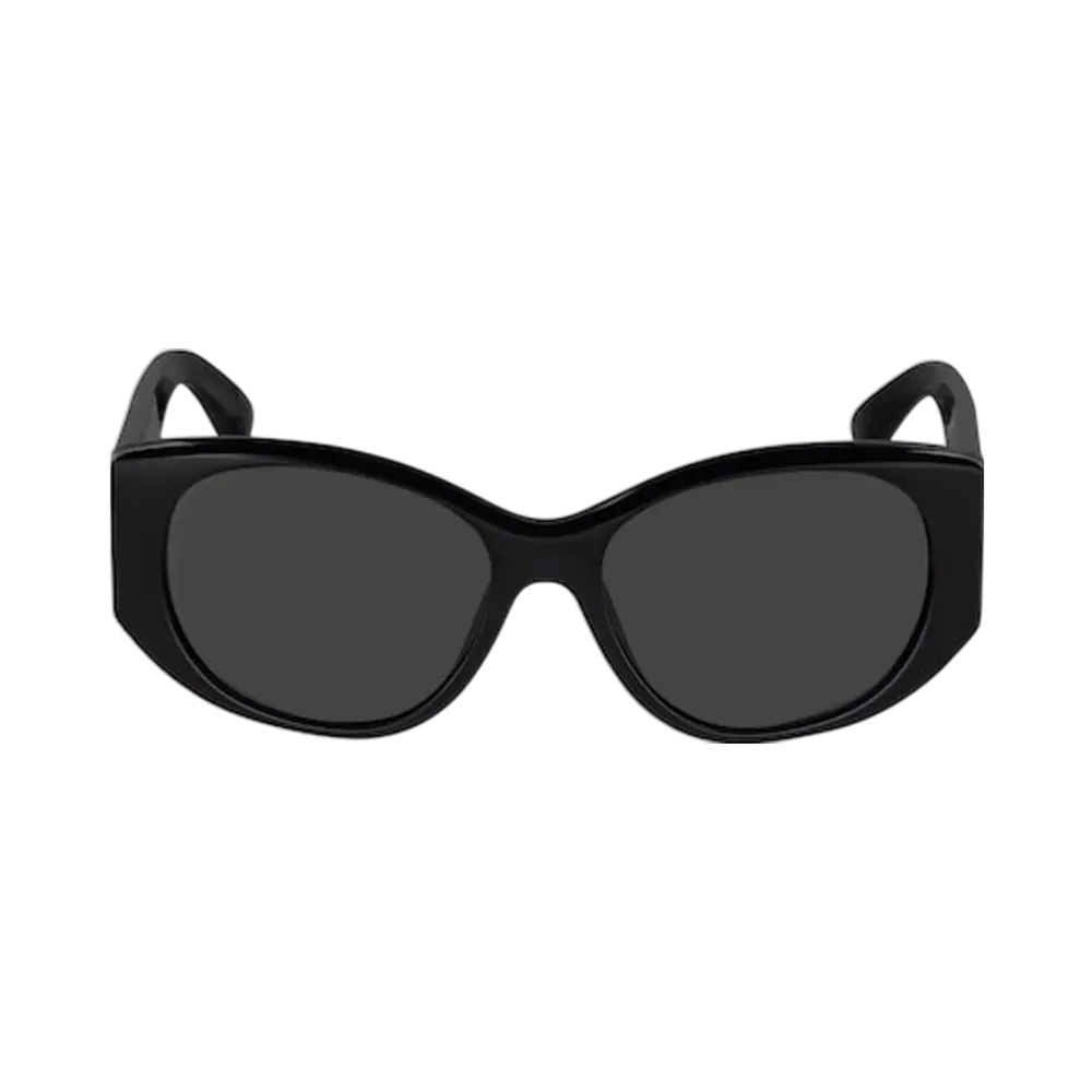 BALENCIAGA Nano Round Sunglasses "Black"
