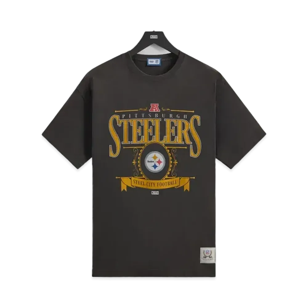 Kith x the NFL: Steelers Vintage Tee "Black"