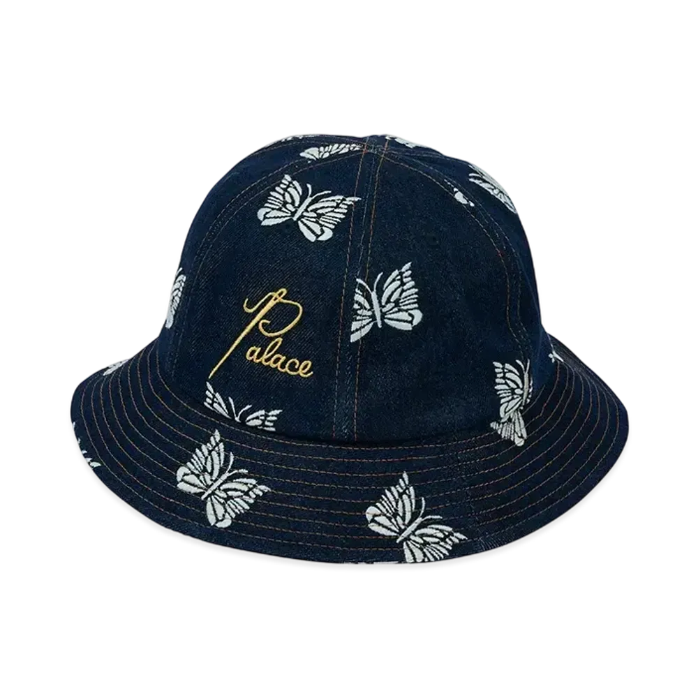 PALACE x NEEDLES Denim Bucket Hat "Indigo" 