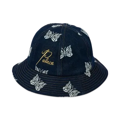 PALACE x NEEDLES Denim Bucket Hat "Indigo"